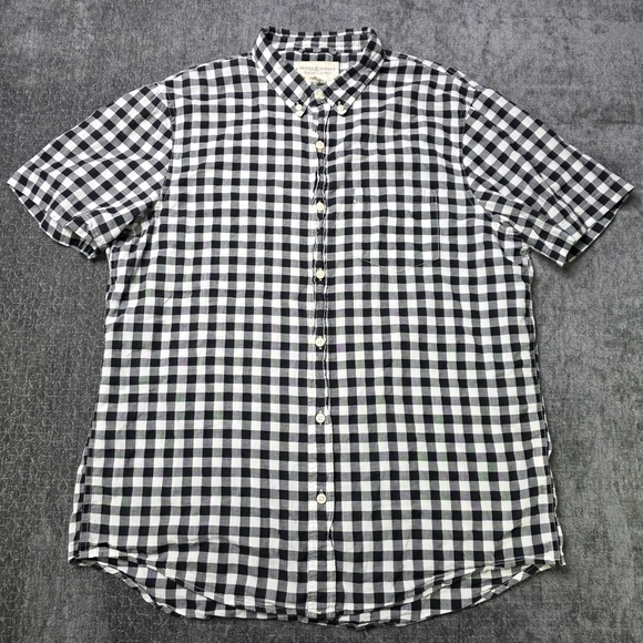 Denim & Supply Ralph Lauren Other - Denim & Supply Ralph Lauren Button Down Shirt Mens XL Thin Lightweight Black